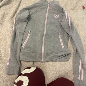 Self Esteem Gray and Pink Track jacket